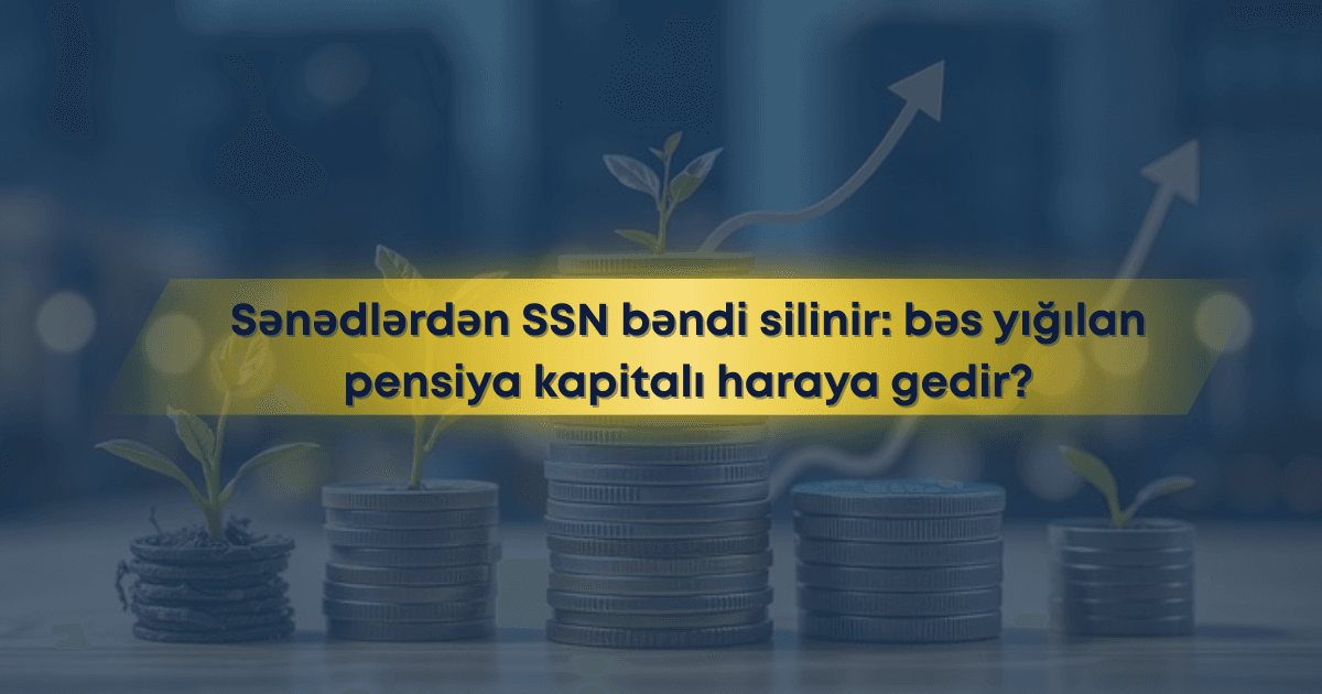 Sənədlərdən SSN bəndi silinir: bəs yığılan pensiya kapitalı haraya gedir?