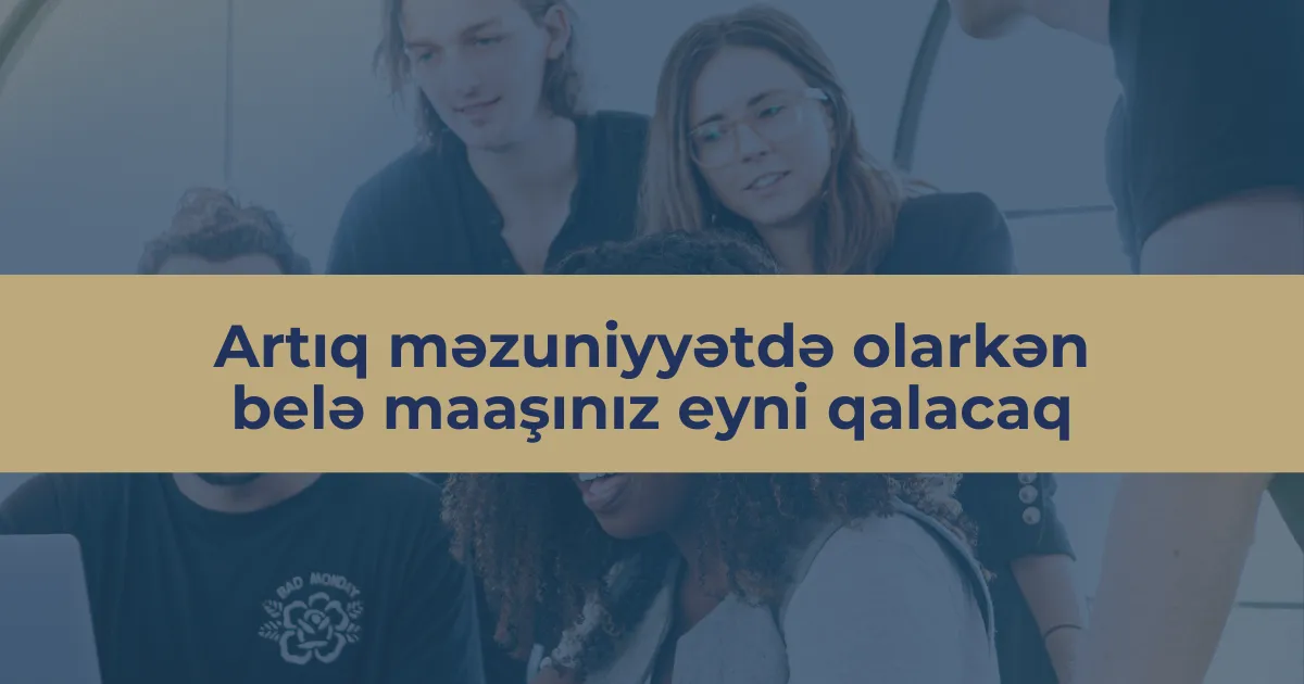 Artıq məzuniyyətdə olarkən belə maaşınız eyni qalacaq